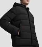 NEW Rudsak Demian M Men's Coat BLACK Matte Hooded Down Puffer Jacket Sz M