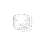 Gouchee Home Dotcom Brava Pouf Ottoman Foot Rest - Chocolate, Modern Round Bean Bag Chair with Water Repellent Fabric - Floor Pouf for Living Room, Bedroom or Patio - Foot Rest for Indoor and Outdoor