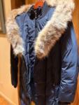 Mackage Womens Trish Down Insulated Fur Trim Hooded Parka Coat Jacket - MEDIUM