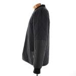 Nobis NWT Speck Reversible Quilted Bomber Jacket Size 2XL US In Solid Black