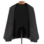 Nobis NWT Speck Reversible Quilted Bomber Jacket Size 2XL US In Solid Black