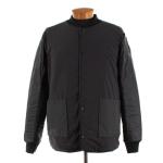 Nobis NWT Speck Reversible Quilted Bomber Jacket Size 2XL US In Solid Black
