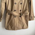 Nobis Men’s Camden Trench Coat Size Medium Tan Beige Button Jacket Luxury Canada