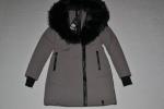 AUTHENTIC RUDSAK WOMENS MONKLAND WINTER DOWN COAT FUR ELEPHANT GREY  ALL SIZES