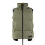Nobis NWT Oren Full Zip Down Hooded Vest Size L US In Clover Green Polyester