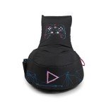Gouchee Home Gaming Swing Controller Bean Bag Chair Filling Included Black