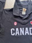 Hudson's Bay Canada Olympic Team Official Black Long Sleeve Shirt Men's M