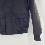 Nobis Cartel Down Fill Jacket Bomber Puffer Duck Down Black Men's Sz L