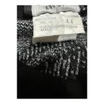 Vintage Sears Sweater Mens 44 Black Gray Tiger Stripe Knit Crewneck 90s Canada