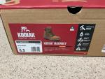 Mens Kodiak McKinney Boots Size 8.5 Wide Composite Safety Toe Waterproof 6” New