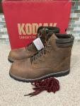 Mens Kodiak McKinney Boots Size 8.5 Wide Composite Safety Toe Waterproof 6” New