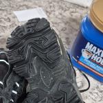 Kodiak Men's Black Reflective Leather Lace Up Work Boots Size 7 US