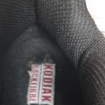 Kodiak Men's Black Reflective Leather Lace Up Work Boots Size 7 US