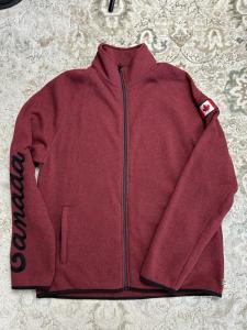 Hudson's Bay Company HBC Canada Soft Fleece Jacket Men’s Large EXCELLENT