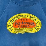 Peterborough Canoe Co Navy Blue Crewneck Sweater Mens XL Vintage 90s Canada