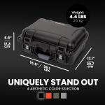 NANUK 915 DJI™ Mini 5 Pro Fly More Combo Plus - Waterproof Hard Case with Drone Foam Insert, Crushproof, Portable Travel Case, Made in Canada - Black (15.8" x 12.1" x 6.8")