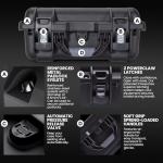 NANUK 915 DJI™ Mini 5 Pro Fly More Combo Plus - Waterproof Hard Case with Drone Foam Insert, Crushproof, Portable Travel Case, Made in Canada - Black (15.8" x 12.1" x 6.8")