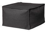 Gouchee Home Loft Felt Collection Square Pouf, Charcoal - Foot Stool, Stuffed Ottoman Bean Bag Chair - Plush, Stylish, Lightweight, and Comfortable Furniture Accessory for Living Room and Bedroom