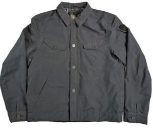 Nobis Johnny Jacket Navy Blue RARE Womens Sz Large Fisherman 