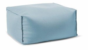 Gouchee Home Chamonix Rectangular Outdoor/Indoor Pouf, Oceania - Foot Stool, Stuffed Ottoman Bean Bag Chair - Plush, Stylish, Lightweight, and Comfortable Furniture Accessory with Water-Proof Fabric