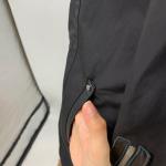 Rudsak Jacket Women S Small Black Elana Leather Panels Full Zip Sleeves Longline