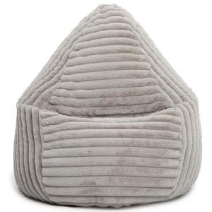 Gouchee Home Beanbag Raya Silver 27"x43"