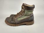 Kodiak Thane Waterproof Boot GreenBrown Leather Mens Size 8 Ankle Canvas Rugged