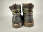 Kodiak Thane Waterproof Boot GreenBrown Leather Mens Size 8 Ankle Canvas Rugged