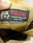 Kodiak Thane Waterproof Boot GreenBrown Leather Mens Size 8 Ankle Canvas Rugged