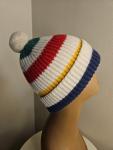 Hudson's Bay Company Four Stripe Lamdswool Blend Knit Cap - Excellent Condition