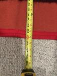 Hudson Bay Red Wool Blanket 3 1/2 Point Unseparated Double Length RARE 160”x61”
