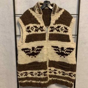 Canadian Sweater Company 100% Wool Eagle Vest 