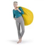 Gouchee Home Bean Bag Chair for Kids and Adults - Easy Gold - Beanbag Couch for Indoor Living Spaces - Cozy Chair, Stylish, and Comfy Lazy Sofa Chair for Reading, Gaming, and More