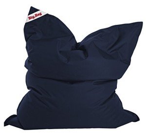 Gouchee Home Big Bag Brava Bean Bag Chair for Kids and Adults, Navy - Bean Bag Couch for Indoor Living Spaces - Cozy and Stylish Comfy Chair for Reading, Gaming, and More