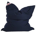 Gouchee Home Big Bag Brava Bean Bag Chair for Kids and Adults, Navy - Bean Bag Couch for Indoor Living Spaces - Cozy and Stylish Comfy Chair for Reading, Gaming, and More