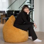 Gouchee Home Beanbag Raya Mustard 27"x43"