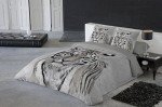 Gouchee Home Sheerkan 3pc Duvet Cover, Queen, Gray
