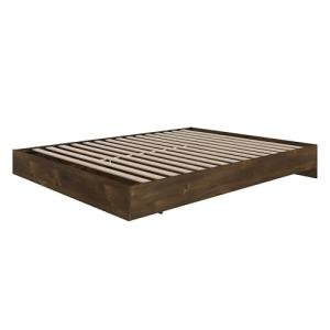 Nexera Platform Bed Frame, Brown, Full