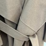 Rudsak Collection Wool Blend Coat with Leather Trim Size XL Nwt