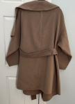 Rudsak Collection Wool Blend Coat with Leather Trim Size XL Nwt