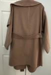 Rudsak Collection Wool Blend Coat with Leather Trim Size XL Nwt