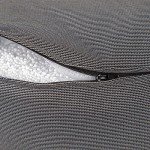 Gouchee Home Alpine Outdoor/Indoor Bean Bag Chair, Charcoal - Lounger with Back Rest Filling Included, Sofa Chair for Patio and Outdoors, Beanbag Chair with Water-Proof Fabric, X-Large