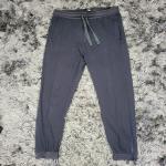 RUDSAK Pants Mens Medium Black Joggers Elastic Waist Zip Ankle Cuffs Stretch