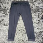 RUDSAK Pants Mens Medium Black Joggers Elastic Waist Zip Ankle Cuffs Stretch