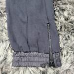 RUDSAK Pants Mens Medium Black Joggers Elastic Waist Zip Ankle Cuffs Stretch