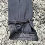 RUDSAK Pants Mens Medium Black Joggers Elastic Waist Zip Ankle Cuffs Stretch