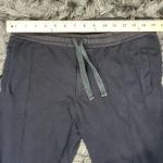 RUDSAK Pants Mens Medium Black Joggers Elastic Waist Zip Ankle Cuffs Stretch