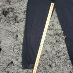 RUDSAK Pants Mens Medium Black Joggers Elastic Waist Zip Ankle Cuffs Stretch