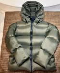 NWT OVERSTUFFED MEN’S  RUDSAK DANIEL PUFFER DOWN JACKET LIGHT OLIVE GREEN