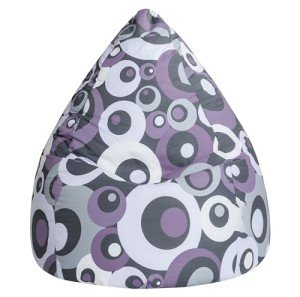 Gouchee Home Malibu Bean Bag Chair, Purple/Lila - Bean Bag Couch for Kids and Adults - Sofa Chair for Indoor Living Spaces - Cozy and Stylish Comfy Chair for Reading, Gaming, and More - X-Large